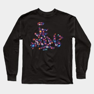 mf doom flowers Long Sleeve T-Shirt